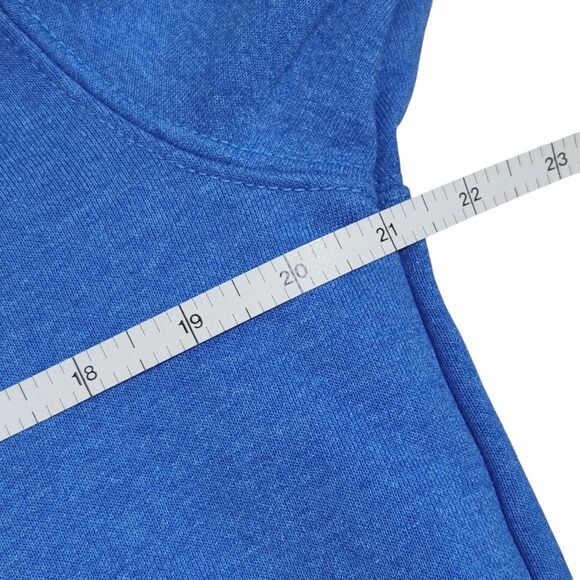 Carhartt Loose Fit Hooded Sweatshirt Hoodie Logo Sleeve Blue Men's Small - Picture 11 of 12